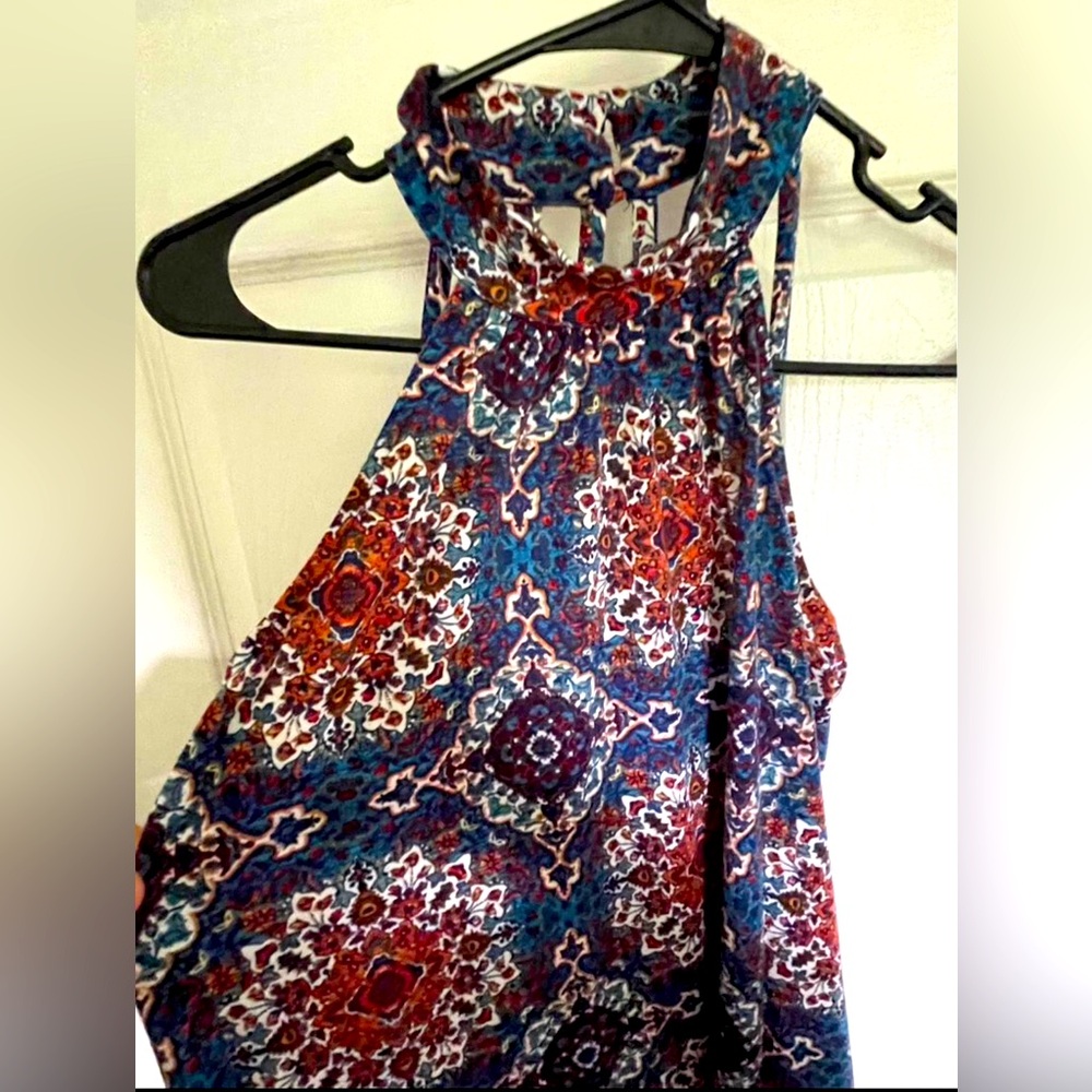 Unique Retro Pattern and Style Floral Summer Dress Vanity Size Small